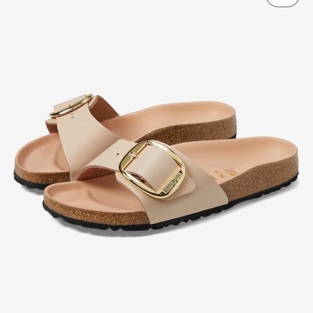 Birkenstock - Madrid big buckle size 36 beige